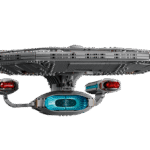 Конструктор USS Enterprise NCC-1701-D 10356 — звездолёт Star Trek из 3600 деталей с 9 мини-фигурками и подставкой