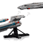 Конструктор USS Enterprise NCC-1701-D 10356 — звездолёт Star Trek из 3600 деталей с 9 мини-фигурками и подставкой