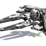 Конструктор TIE-перехватчик «Чёрный Ас» 75242 — модель истребителя Star Wars UCS с мини-фигуркой пилота из 396 деталей