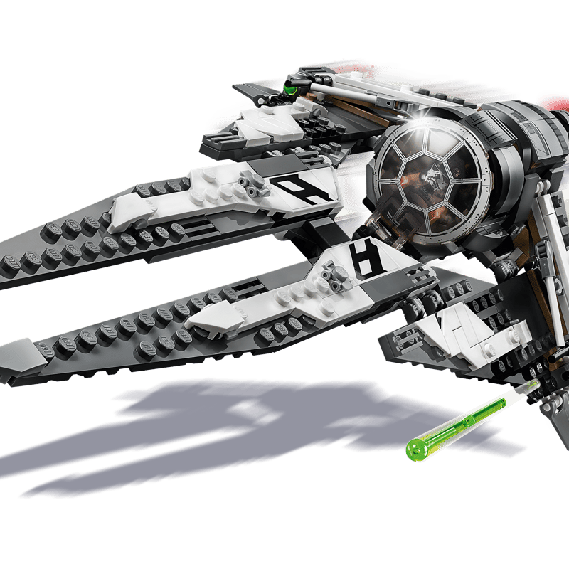 Конструктор TIE-перехватчик «Чёрный Ас» 75242 — модель истребителя Star Wars UCS с мини-фигуркой пилота из 396 деталей