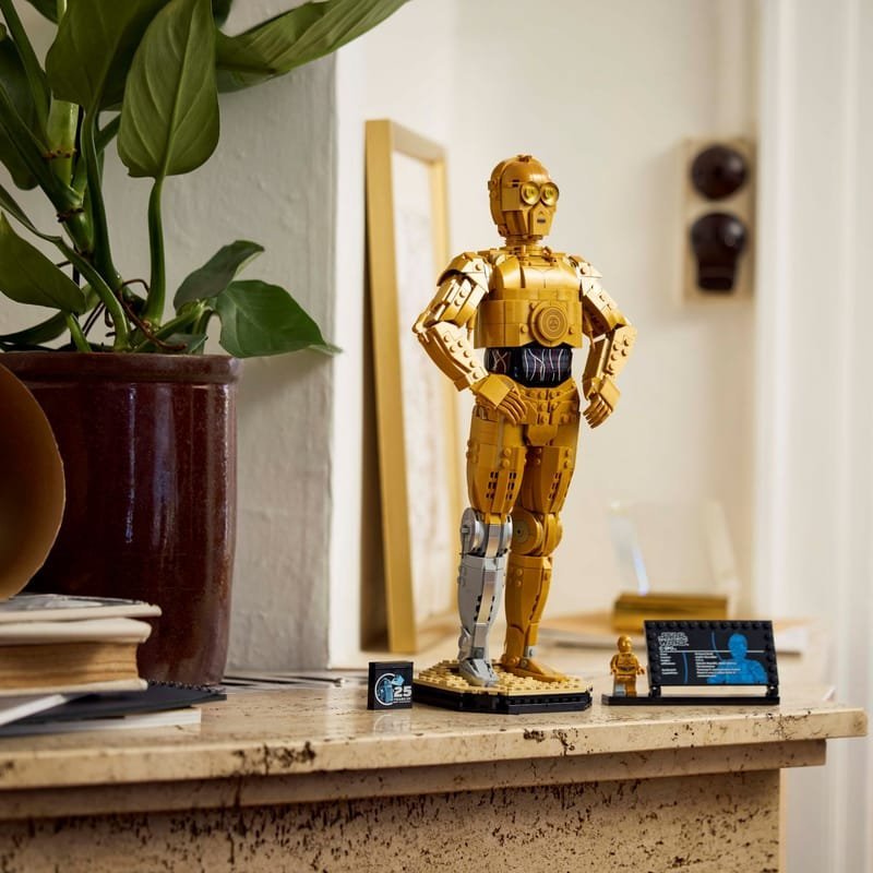 конструктор C-3PO фигура дроида набор вид 1