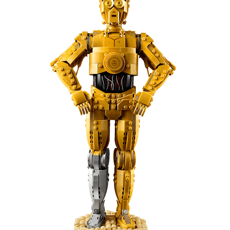 конструктор C-3PO фигура дроида набор вид 2