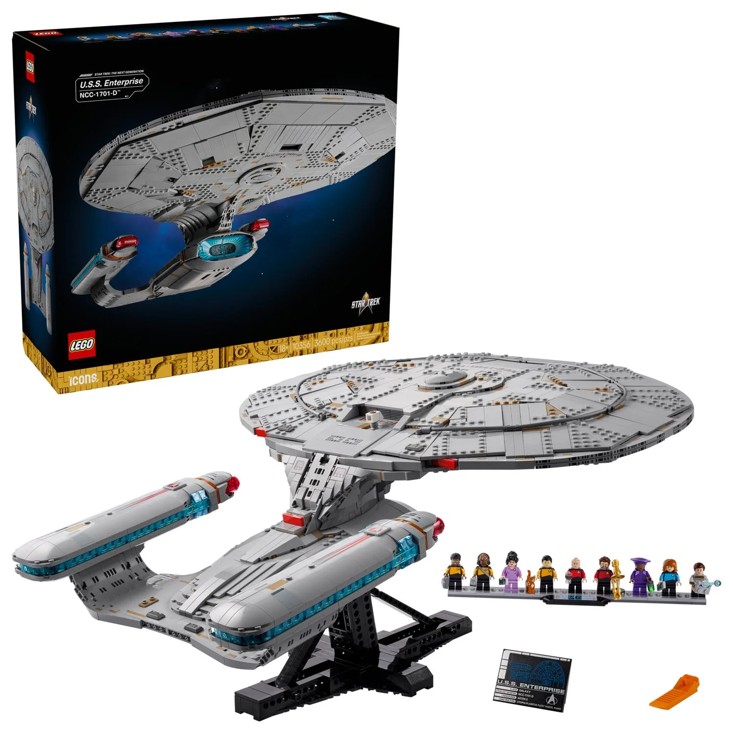 Коробка LEGO Star Trek Enterprise 10356 3600 деталей