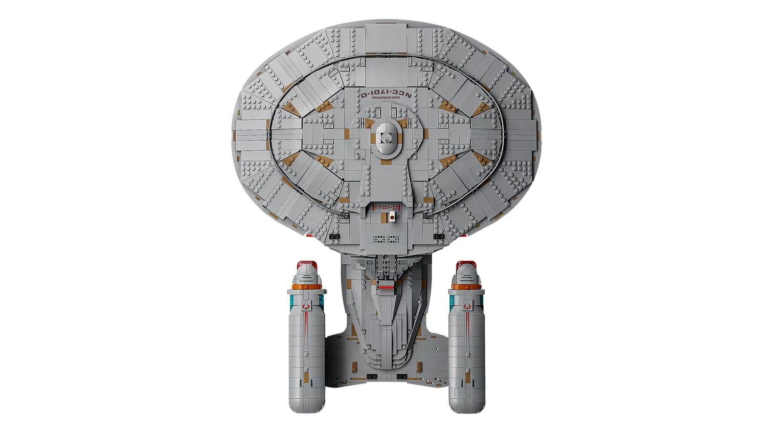 Вид спереди LEGO Star Trek Enterprise 10356