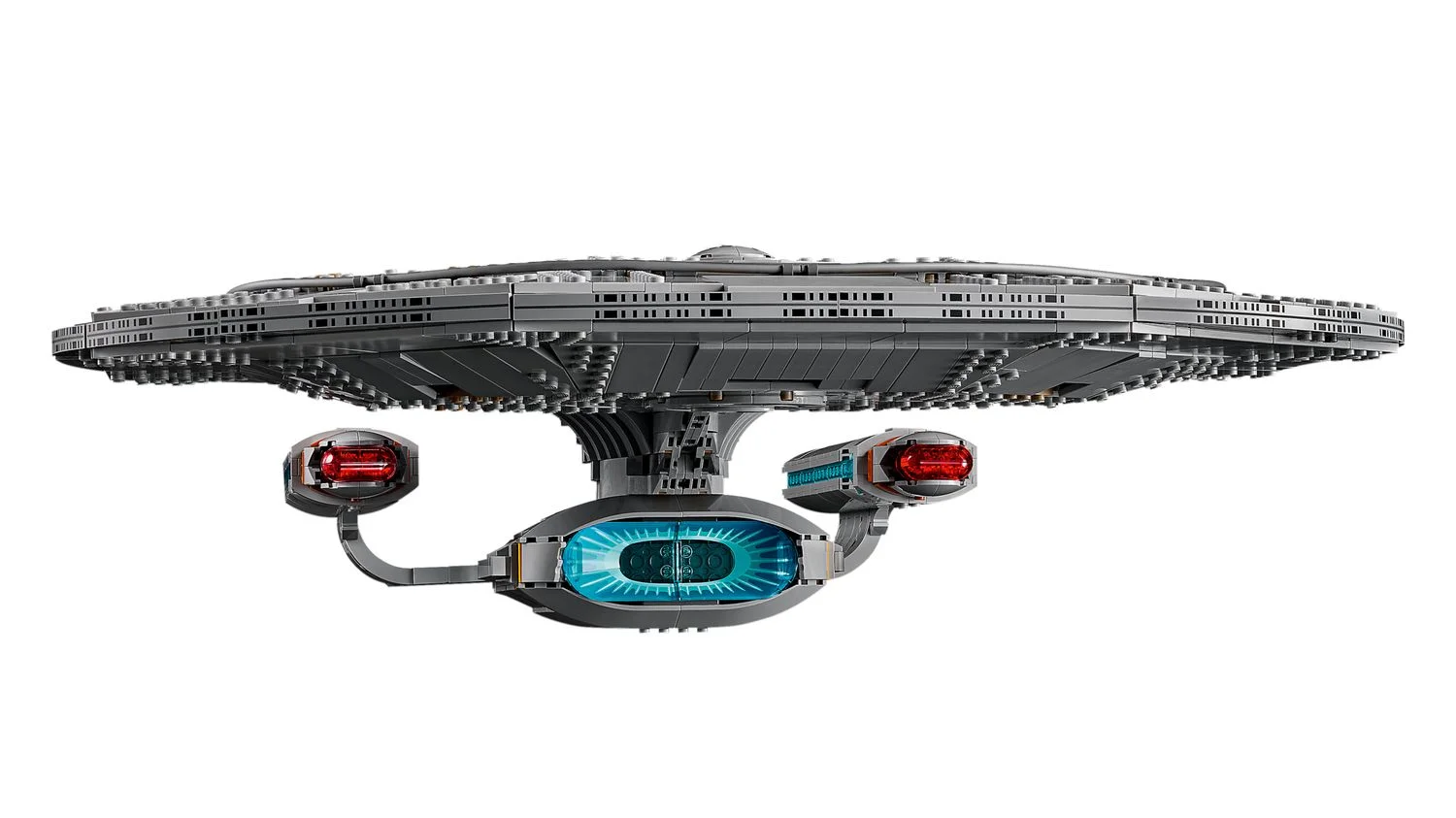 Снизу LEGO Star Trek Enterprise 10356