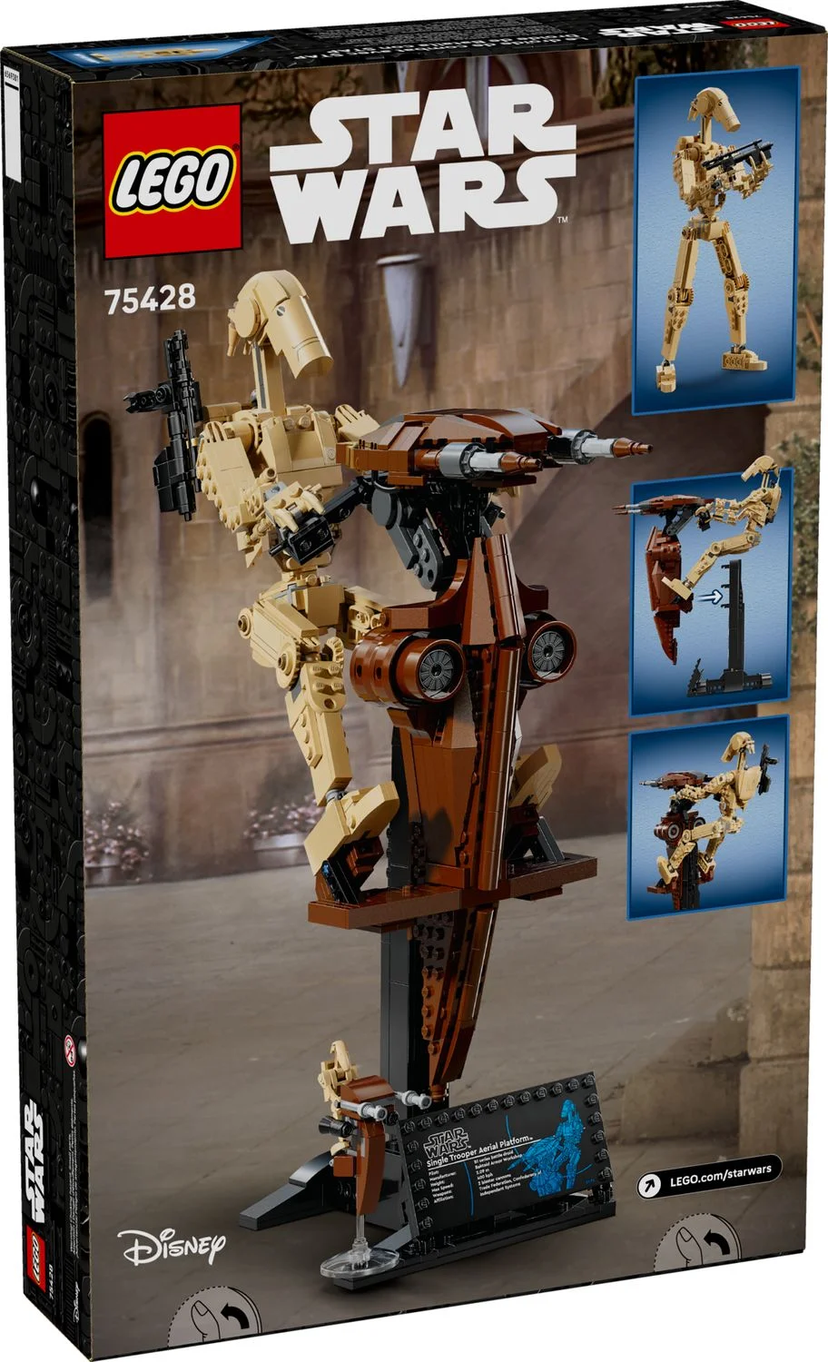 LEGO Battle Droid with STAP 75428 инструкция и приложение