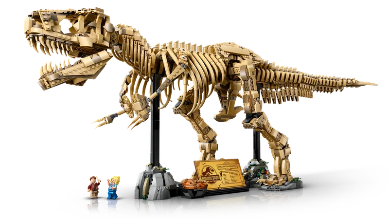 Скелет тираннозавра — модель LEGO Dinosaur Fossils: Tyrannosaurus rex 76968 в полный рост
