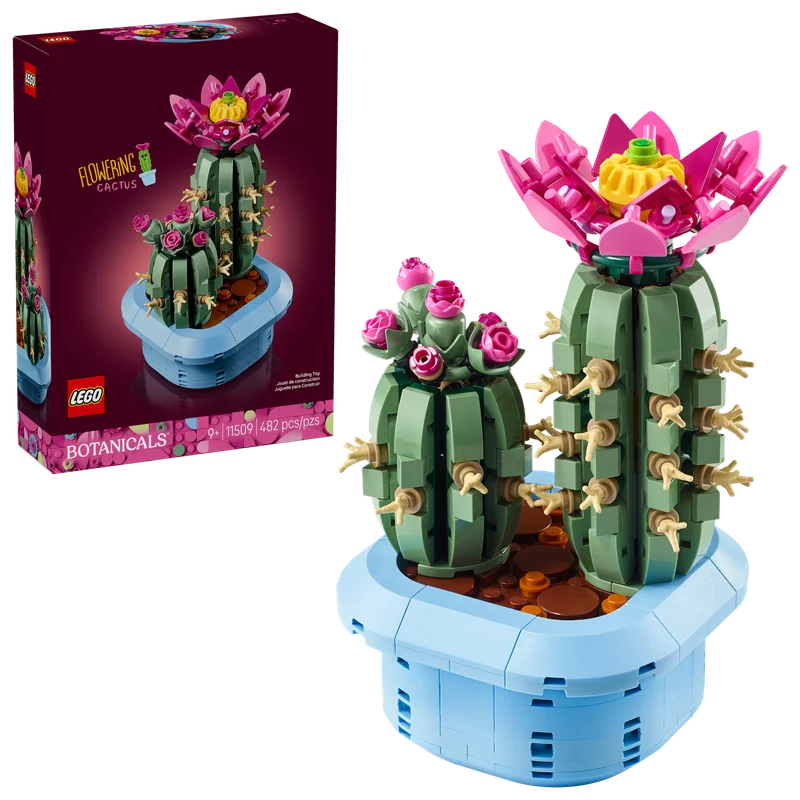 Упаковка LEGO Цветущий кактус 11509 — коробка набора Botanicals