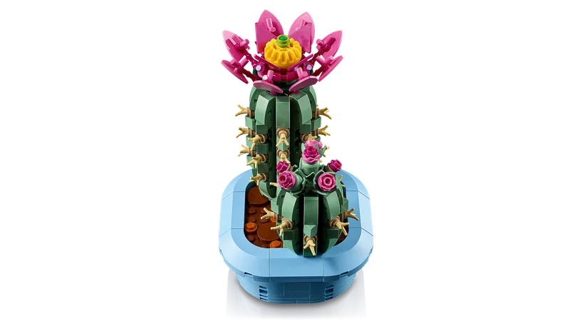 Детали LEGO кактус 11509 крупным планом — бутоны и лепестки