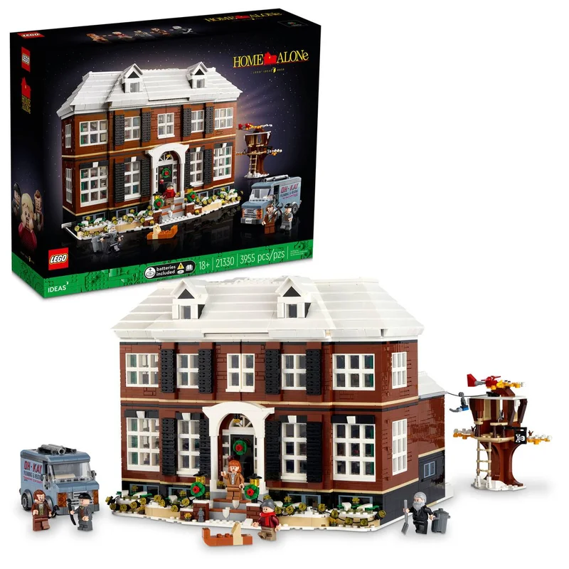 LEGO Home Alone 21330 коробка с домом и фургоном