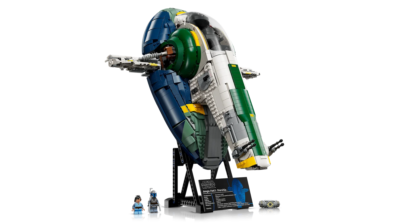 Обшивка и верхние панели LEGO Jango Fett's Firespray-Class Starship 75409