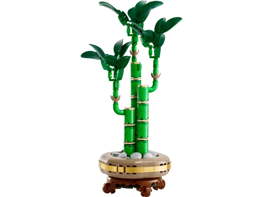 LEGO Lucky Bamboo 10344 — собранный бамбук в горшке