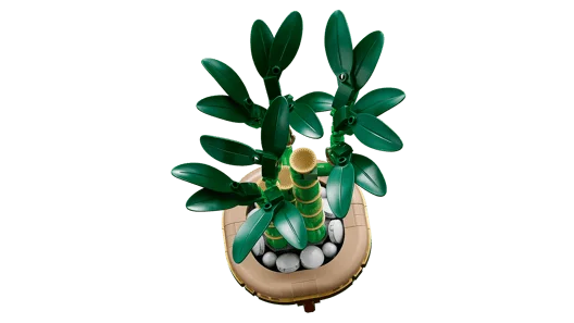 Детали стеблей и горшок LEGO Lucky Bamboo 10344 крупным планом