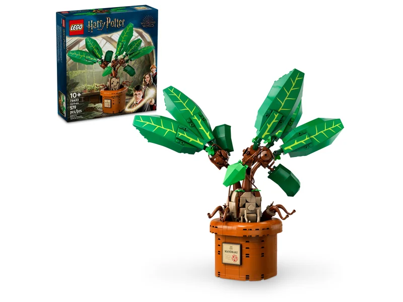 LEGO Mandrake 76433 коробка набора Гарри Поттера в подарочной упаковке