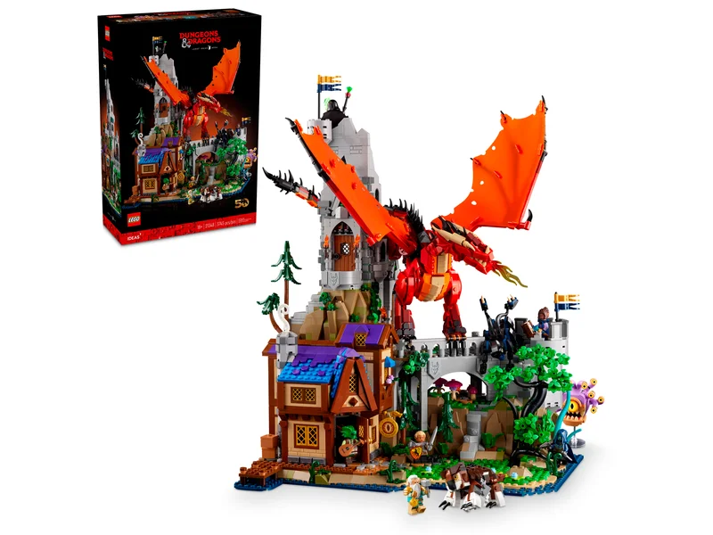 коробка набора LEGO Dungeons & Dragons 21348