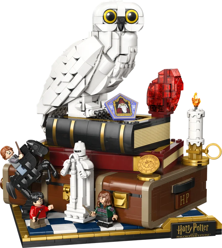 LEGO Sorcerer's Stone 76466 — коллекционная сова Букля со сложенными крыльями