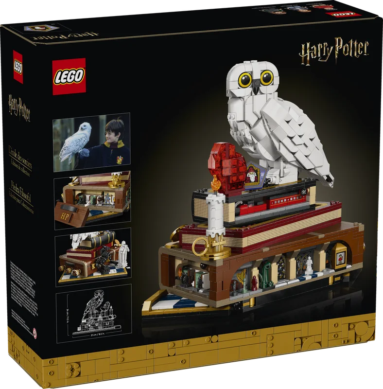 Упаковка набора Sorcerer's Stone 76466 и обратная сторона коробки