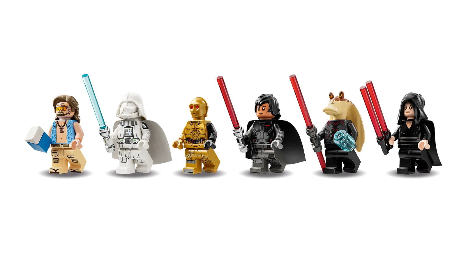 Весь комплект LEGO The Dark Falcon 75389: корабль и фигурки