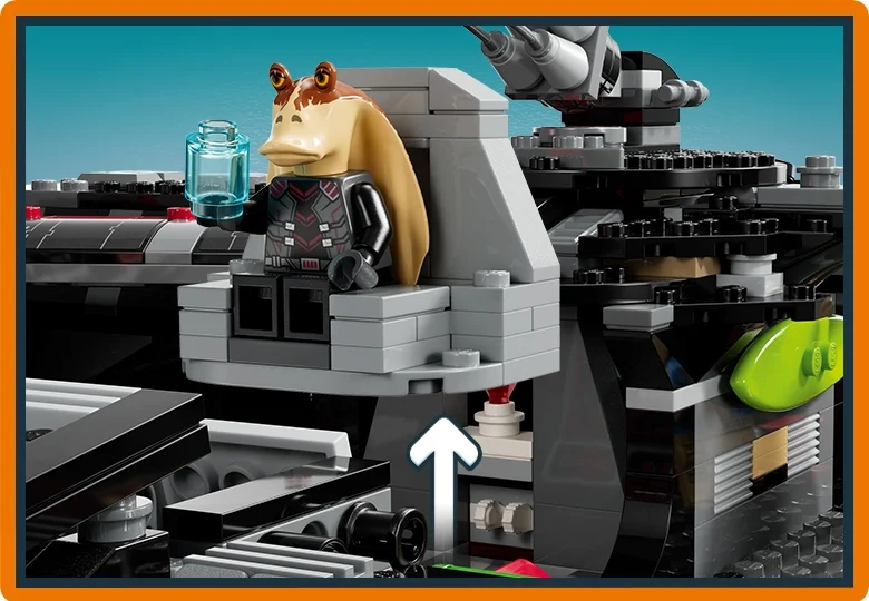 Интерьер и трон в LEGO The Dark Falcon 75389
