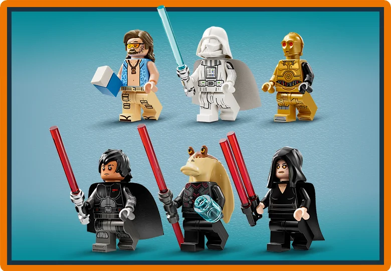 Кабина и минифигурки LEGO The Dark Falcon 75389