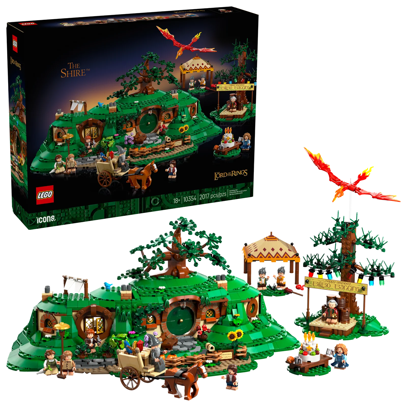 Коробка набора LEGO The Lord of the Rings: The Shire 10354