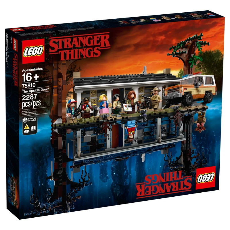 LEGO The Upside Down 75810 — коробка набора с иллюстрацией