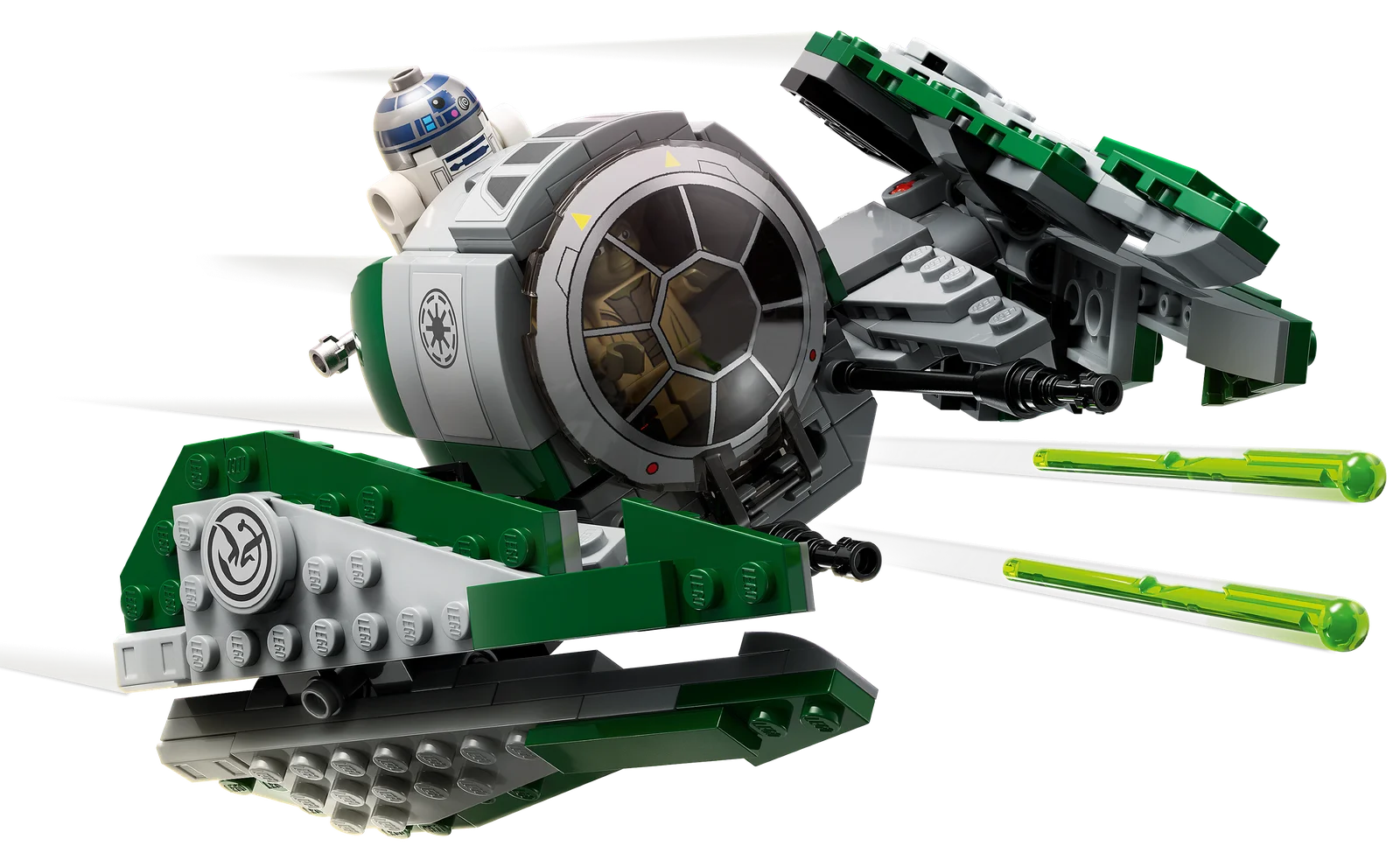 LEGO Yoda's Jedi Starfighter 75360 кабина и пушки