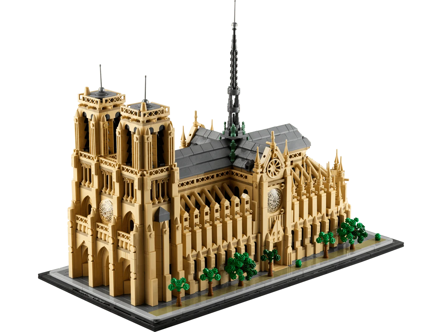 LEGO Notre-Dame de Paris 21061 готовый собор с башнями и шпилем