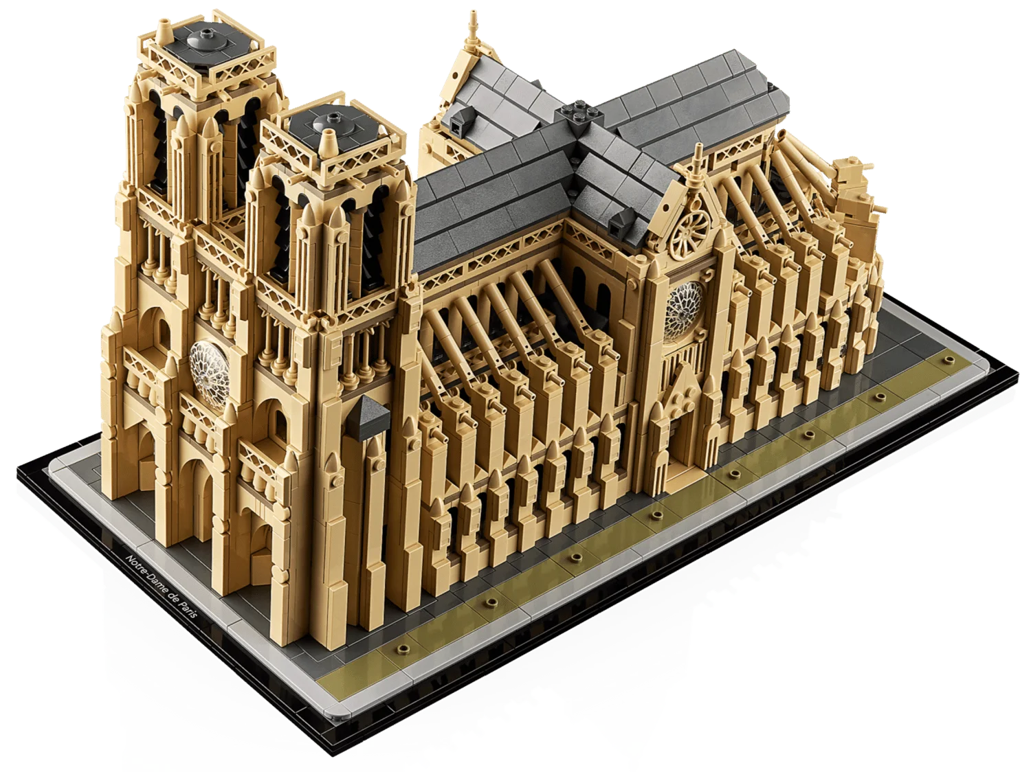 Боковой ракурс LEGO Notre-Dame de Paris 21061