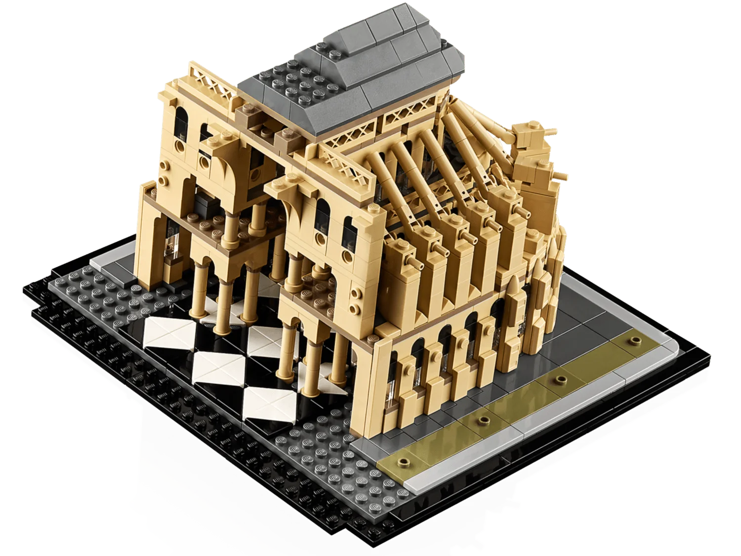 Вид LEGO Notre-Dame de Paris 21061 на алтарь