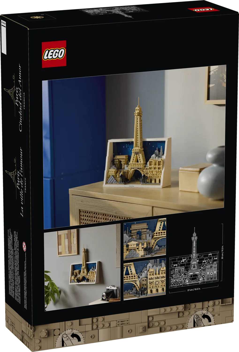Упаковка с размерами модели 27x30x5 см